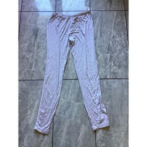 Eberjey Womens Lounge Pants Cream Beige Viscose Blend Relaxed Fit S